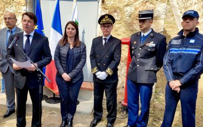Dévoilement du futur centre d’entraînement mutualisé des forces de sécurité et de secours à la Batterie Russe