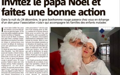 Invitez le père noël chez vous pour faire une action solidaire !