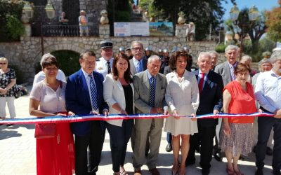 Inauguration de la nouvelle place Saint-Claude à Aspremont