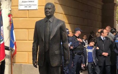 Inauguration du Cours Jacques Chirac à Nice